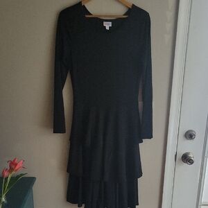 EUC LuLaRoe Black Georgia Dress